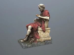 Man Statue 3D Model