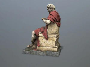 Man Statue 3D Model