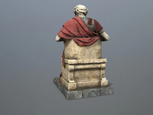 Man Statue 3D Model