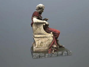 Man Statue 3D Model
