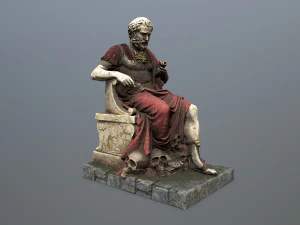 Man Statue 3D Model