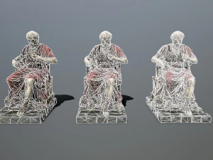 Man Statue 3D Model