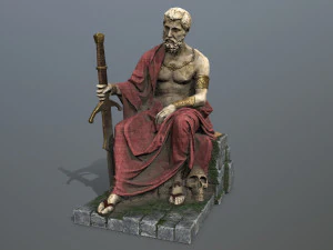 Statua dell'uomo 2 Modello 3D