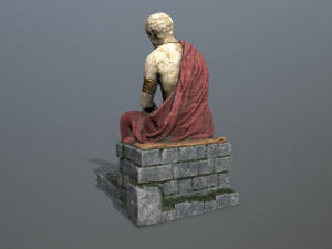 Man Statue 2 Model 3D