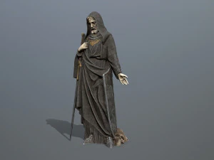 Man Statue 3 3D Model
