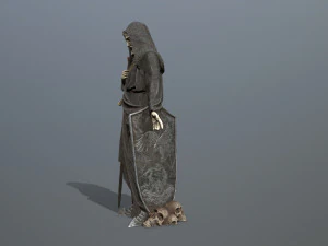 Man Statue 3 3D Model