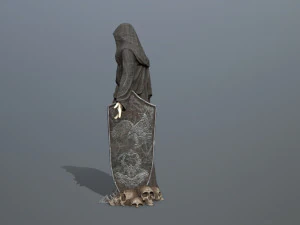 Man Statue 3 3D Model