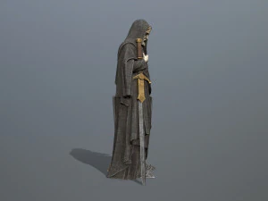 Man Statue 3 3D Model