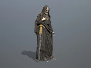 Man Statue 3 3D Model