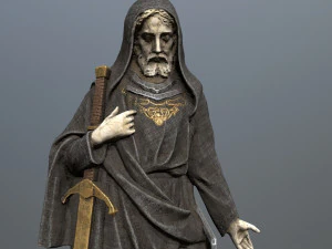 Man Statue 3 3D Model