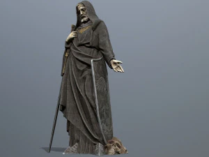 Man Statue 3 3D Model