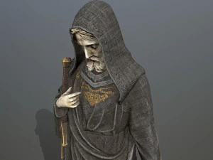 Man Statue 3 3D Model