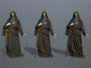 Man Statue 3 3D Model