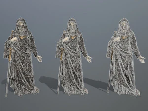 Man Statue 3 3D Model