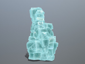 Ice cliff 3D Model