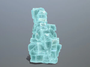 Ice cliff 3D Model