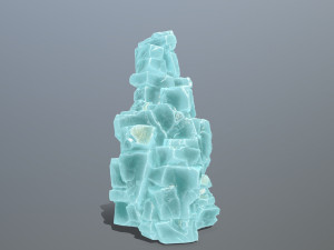 Ice cliff 3D Model