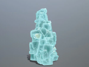 Ice cliff 3D Model