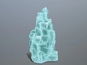 Ice cliff 3D Model
