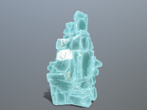 Ice cliff 3D Model