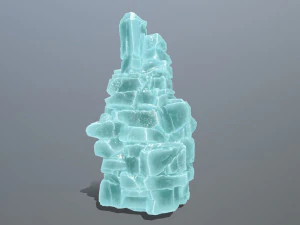 Ice cliff 3D Model