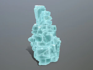 Ice cliff 3D Model