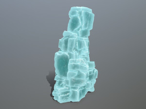 Ice cliff 3D Model