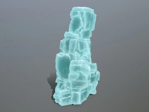 Ice cliff 3D Model