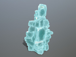 Ice cliff 3D Model