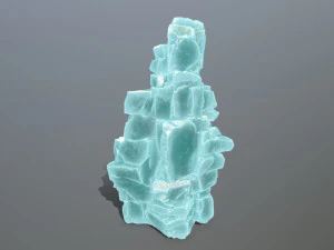 Ice cliff 3D Model
