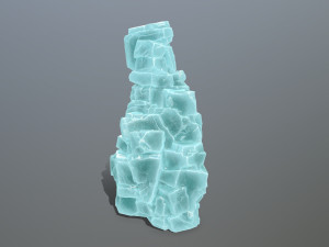 Ice cliff 3D Model