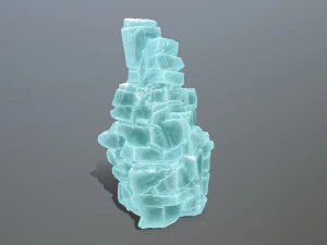 Ice cliff 3D Model