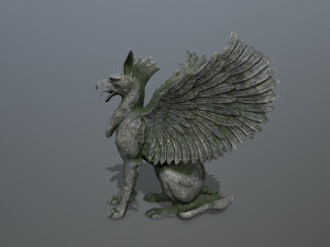 Statue Creature Modello 3D