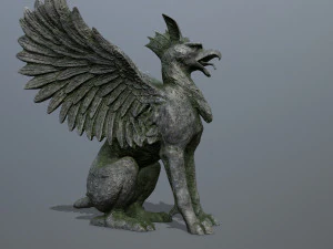 Statue Creature 3D Model