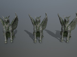 Statue Creature Modello 3D