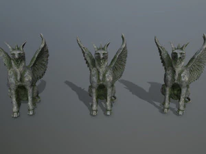 Statue Creature 3D Model