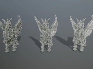 Statue Creature 3D Model