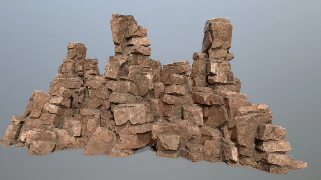 Rochas do deserto Modelo 3D .c4d .max .obj .3ds .fbx .stl .blend 