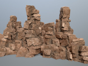 Desert rocks 3D Model