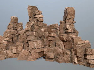 Rochas do deserto Modelo 3D