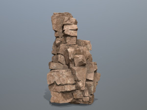 Desert rocks Modèle 3D