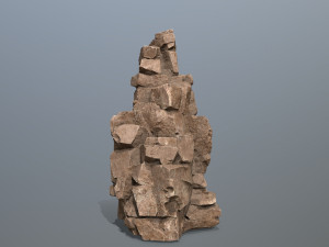 Desert rocks Modèle 3D