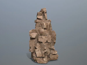 Rochas do deserto Modelo 3D