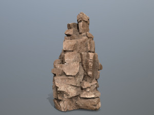Desert rocks Modèle 3D
