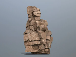 Rochas do deserto Modelo 3D