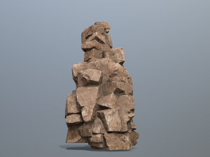 Desert rocks Modèle 3D