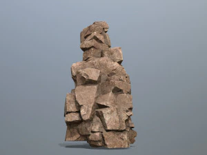 Rochas do deserto Modelo 3D