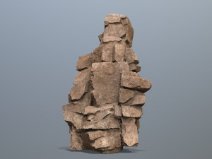 Desert rocks Modèle 3D