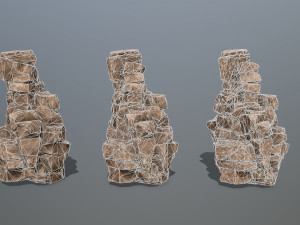 Desert rocks Modèle 3D