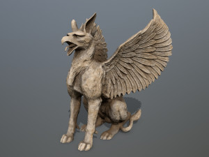Statue Creature 3D Model